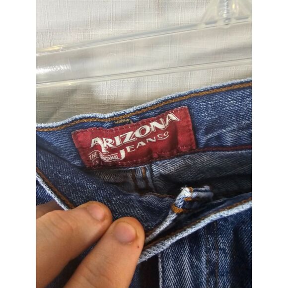 Arizona Jean Co Original Straight Jeans Size 38x29 Actual 37X27 - Picture 4 of 10